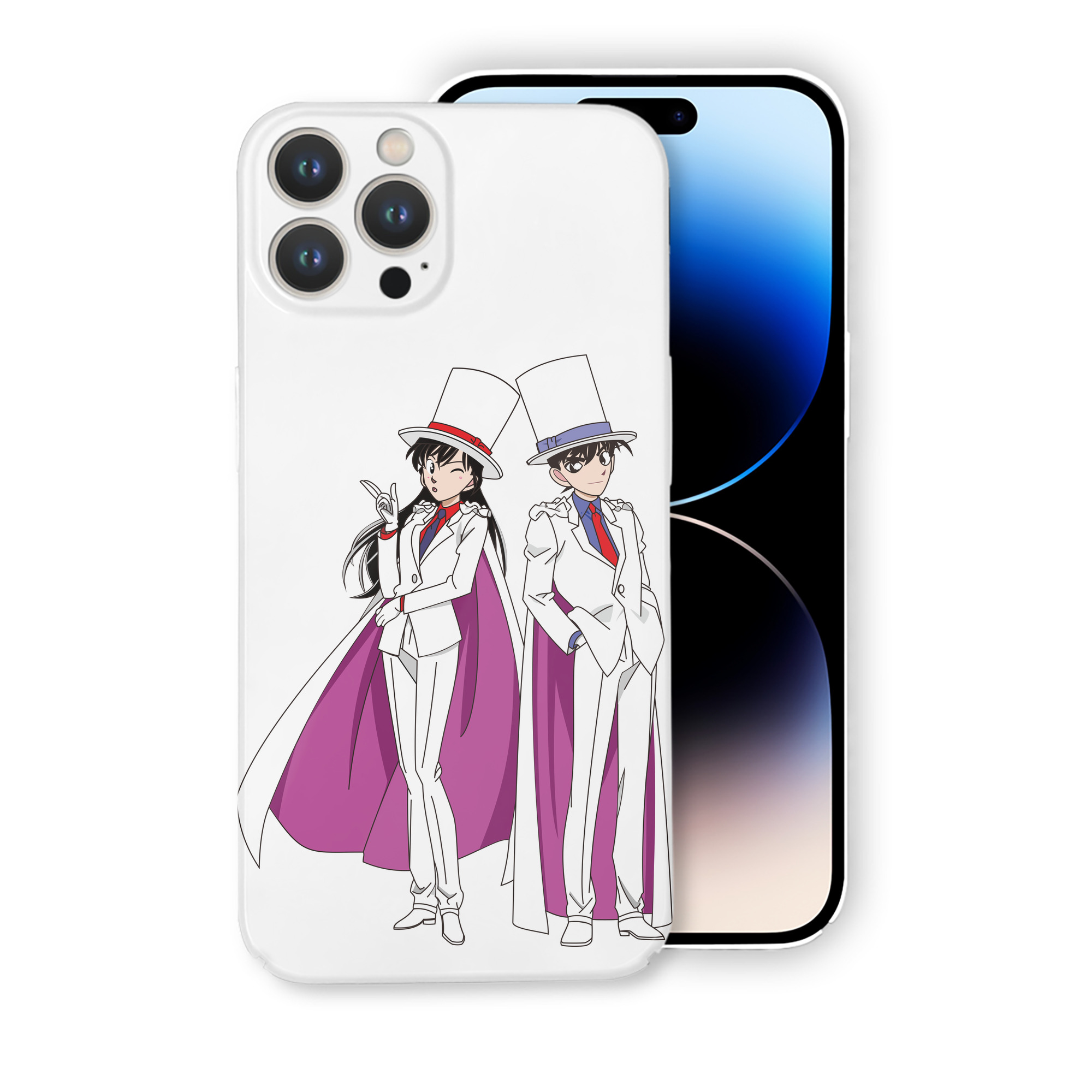 （画像用） 名探偵コナン くろば かいと Detective Conan Kuroba Kaito 【iPhone 14シリーズ対応】ハードケース